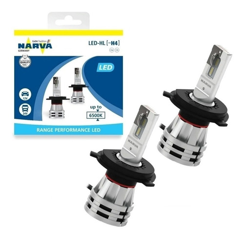 Ampolleta Kit Led H4 Narva Germany (par) 12/24v