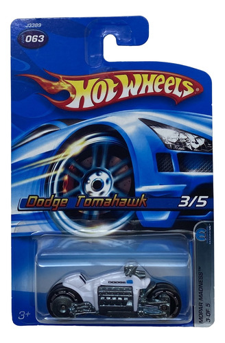 Hot Wheels Mopar Madness 3/5 - Dodge Tomahawk (blanco)