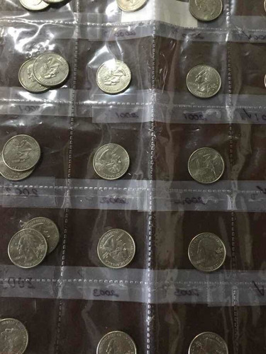 Numismática Impecable Colección 50 Dollar Quarter 1999-2008 