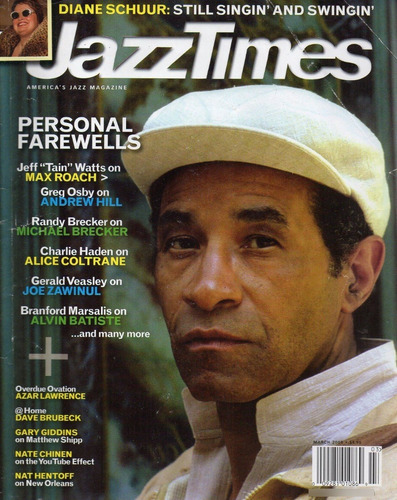 Revista Jazztimes Mar 2008 Brecker Zawinul Haden Greg Osby