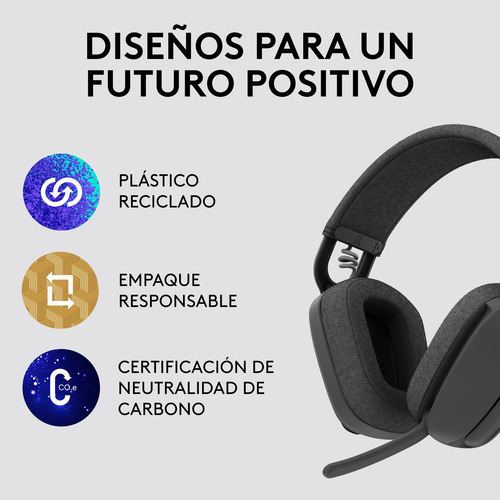 Logitech Zone Vibe 100 Headset Inalámbrico C/micrófono Negro