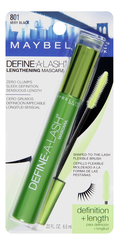 Máscara De Pestañas Lavable Define-a-lash Lengthening De May