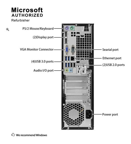 Imagen 4 de 8 de Computador Hp Prodesk I5 6gen 8gb Ssd 256, Sff Ddr4