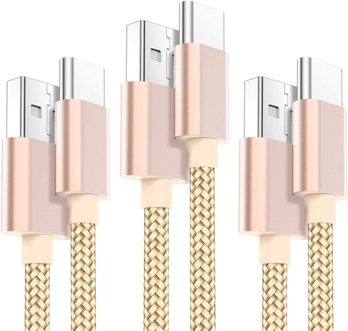 Usb Tipo Cable C 3 Pack C Cable De 6 Pies Usb 3a Carga ...