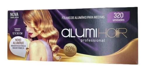 Imagem 1 de 3 de Papel Alumínio Mechas Alumi Hair 12x30 320 Unids - Original 