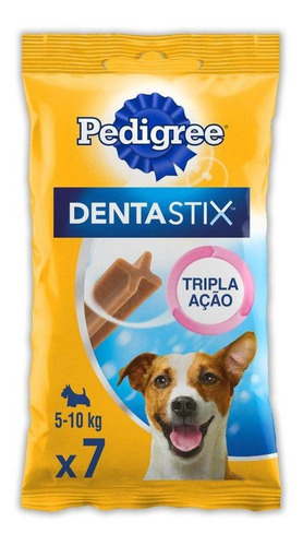 Imagem 1 de 7 de Petisco Pedigree Dentastix Cuidado Oral Cães Pequenos 7stcks