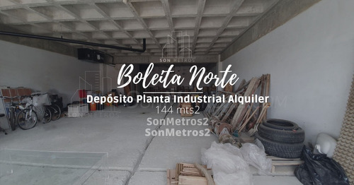 Planta Industrial Oficina Deposito En Alquiler Boleita Norte 144 Mts2 Sonmetros2