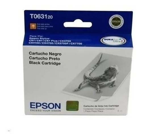 Epson Car Tinta T063120-al Igu P/stylus C67/87/cx3700/cx4100