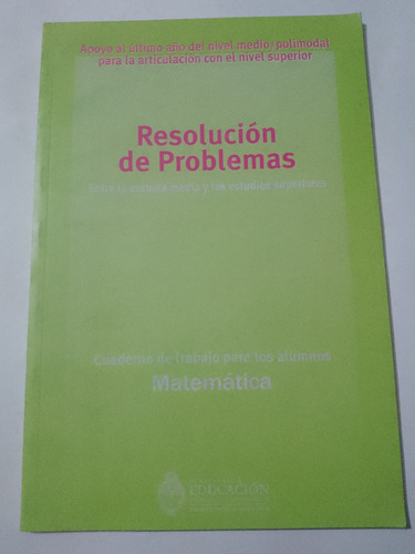 Resolución De Problemas Matemática 2004