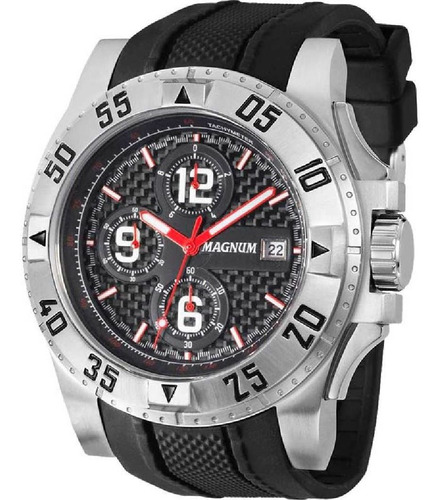 Relógio Masculino Magnum Militar Grande Cronografo Ma34361t