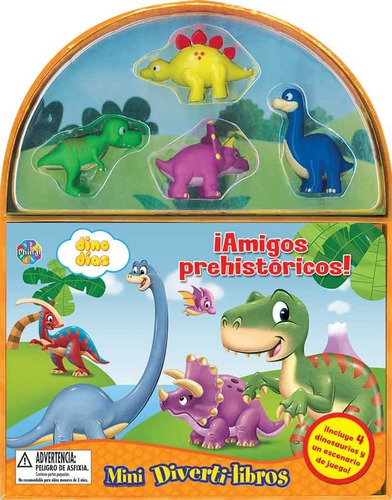 Amigos Prehistóricos Mini Diverti - Libr