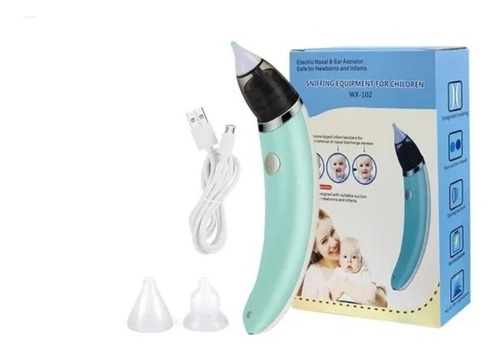 Aspirador Nasal Saca Mocos Eléctrico Suave Fácil Bebe Mli