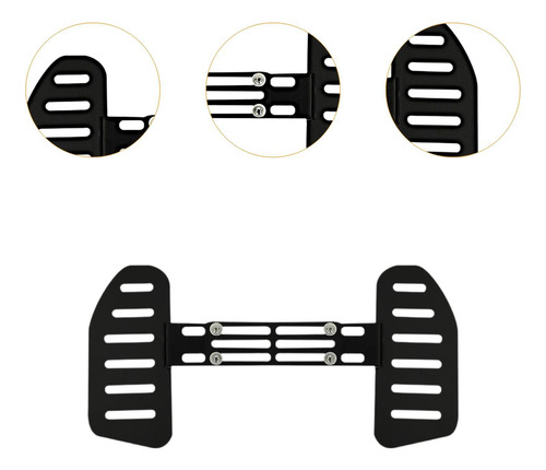Juego De Pedales Ajustables Para Bicicleta Eléctrica,