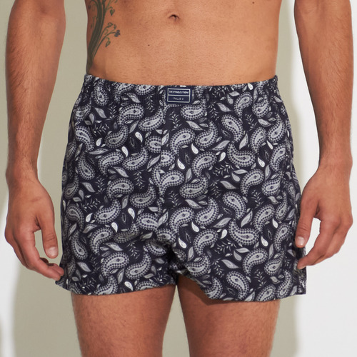 Bóxer Hombre Kevingston Estampado Negro