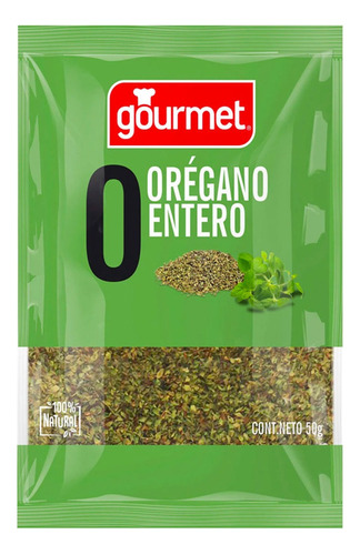 Oregano Entero Gourmet 50 G