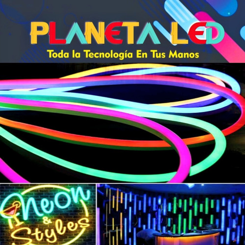 Imagen 3 de 7 de Cinta Rollo Tira Led Rgb Neon Flexible 12v 5mts + Control