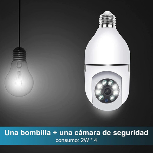 Imagen 4 de 9 de Camara De Seguridad Wifi Inteligente Full Hd 1080p Fralugio