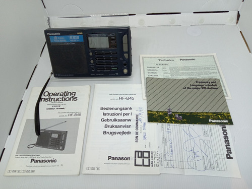 Imagem 1 de 10 de Rádio Receptor Panasonic Rf-b45 Am Fm Oc Ssb Manuais Nf 