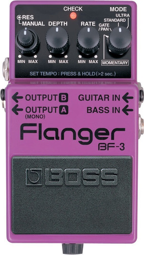 Pedal Boss Bf 3 Flanger Para Guitarra Bf3 Na Sonic Som