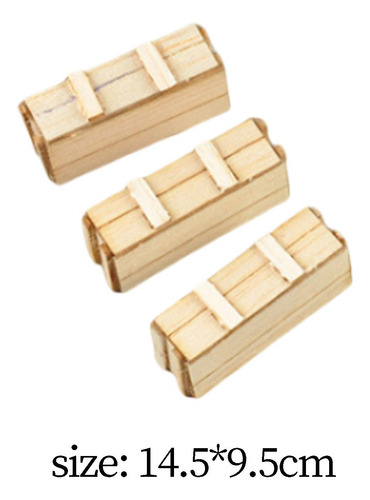 1/35 Caja De Madera Modelo De Construcción O Estilo