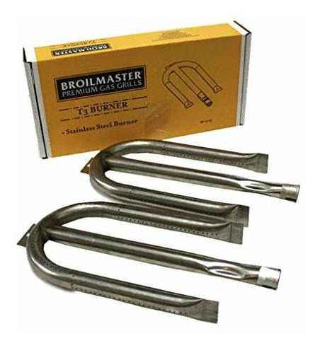 Broilmaster Dpp-104 Set De 2 Quemadores De Tubo De Acero Ino