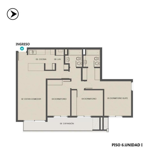 Imagen 6 de 6 de Departamento - Rosario