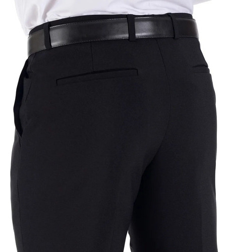 Pantalón Yale Hombre Vestir Liso Sin Pinzas Recto Marquiz