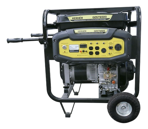 Generador Diesel 6500w 10 Hp Monofásico Kerher Gdst6500ukd10