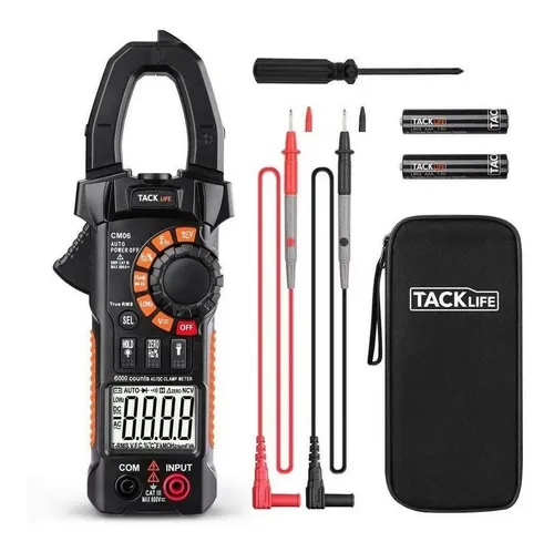 comprar Pinza Amperimétrica Tacklife Cm06 Capacitancia Hold Luz Ncv