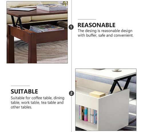 Mueble Workbench, Mesa De Café, Marco Elevable