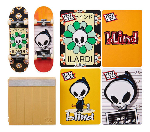 Tech Deck Vs Series 2 Skate De Dedo Com Obstáculo Sortido - Sunny 2893