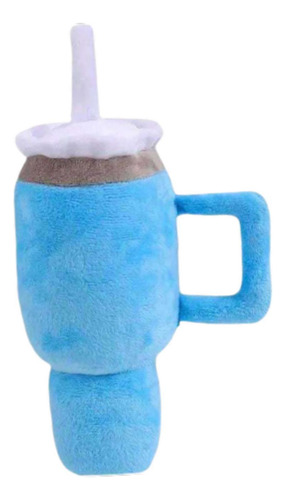 Juguete Para Perros Chirriante, Peluche, Vaso Azul