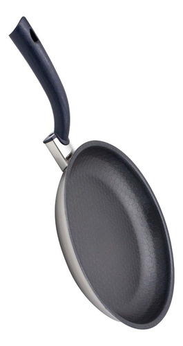 Sartén Plano Excálibur De Acero Inoxidable Negro 28cm