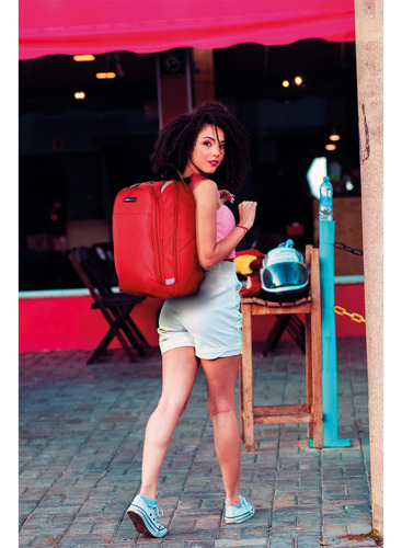 Mochila Swissmobility Zion Para Laptop De 15.6'' Color Rojo