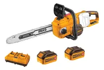 Comprar Motosierra Inalambrica 40v 400mm Bateria + Cargador Ingco 