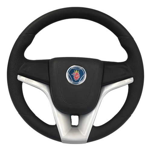 Volante Esportivo Cruze Prata Para Scania 124 380