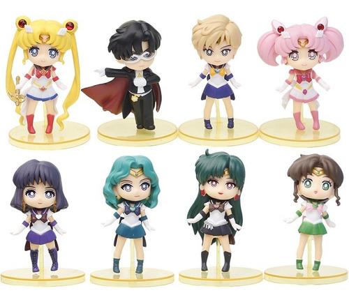 Set De Figuras De Anime Chiba De Sailor Moon Tsukino Usagi,