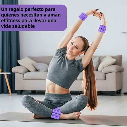 1kg Par Tobilleras Peso Muñequeras Pulsera Silicon Polainas