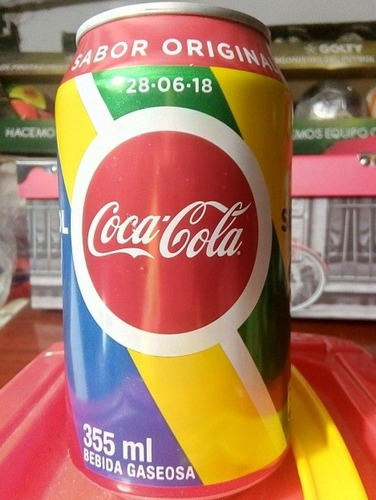 Lata Coca-cola Conmemorativa Col. Vs. Sen. Rusia 2018