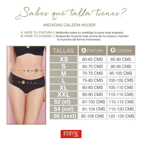 Pack 3 Pantaleta De Mujer Midi Algodón / Encaje - Intime