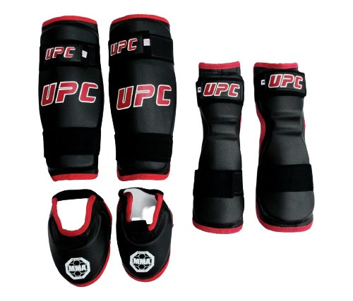 Kit Espinilleras Y Antebraceras-coderas Mma/artes Marciales