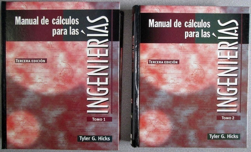 Libro Manual De Cálculos Para Las Ingenierías 2 Tomos 