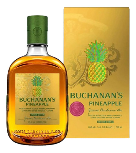 Buchanans Pineapple Piña 750ml - mL a $445