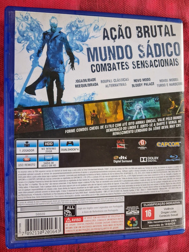 Jogo Devil My Cry Dmc Definitive Edition Ps4 (Recondicionado)