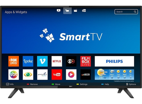 Smart Tv Philips Led 43 Full Hd 2 Usb 2 Hdmi Wi-fi 43pfg5813