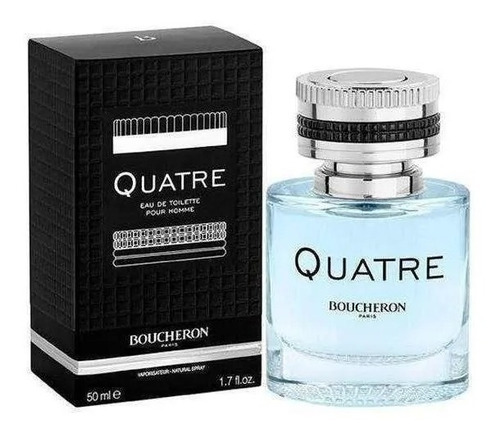 Perfume Boucheron Quatre Pour Homme Edt 50 Ml Original Sem Celofane