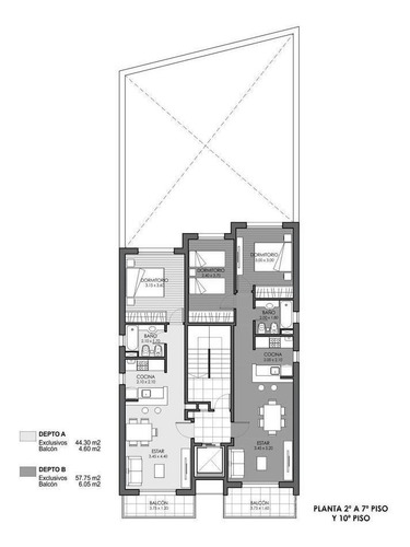 Imagen 7 de 7 de Departamento En Venta De 1 Dormitorio En Rosario
