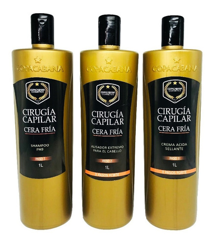 Kit Cirugía Capilar 3 Paso 1000ml + Set Brochas Para El Pelo