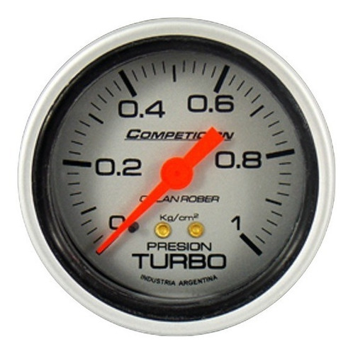 Reloj 60mm Manometro Presion Turbo 0 1 Kg/ Cm Competicion