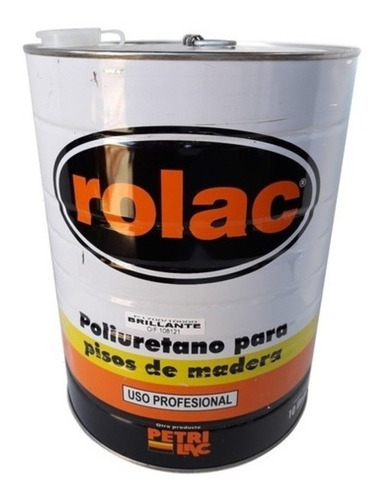Plastificante Pisos Poliuret Rolac Petrilac Brillante 4 Lts